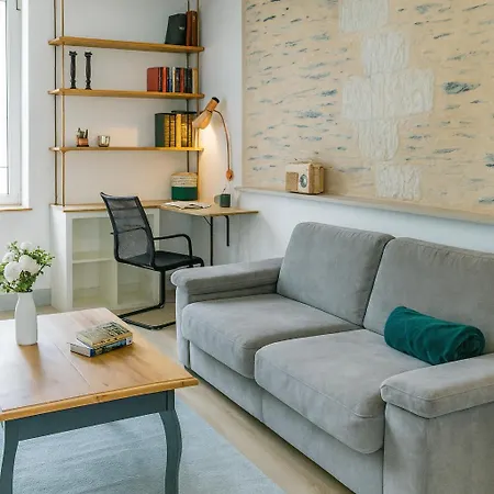 Apartamento T2 Premium Avec Terrasse Chez Henri